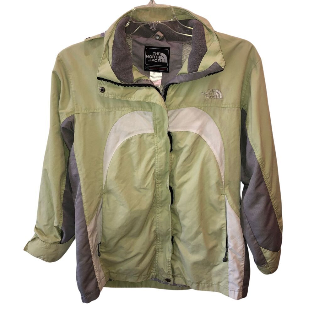 The North Face Womens Large Green Hyvent Tri-Climate Summit Series Jacket Hoodie